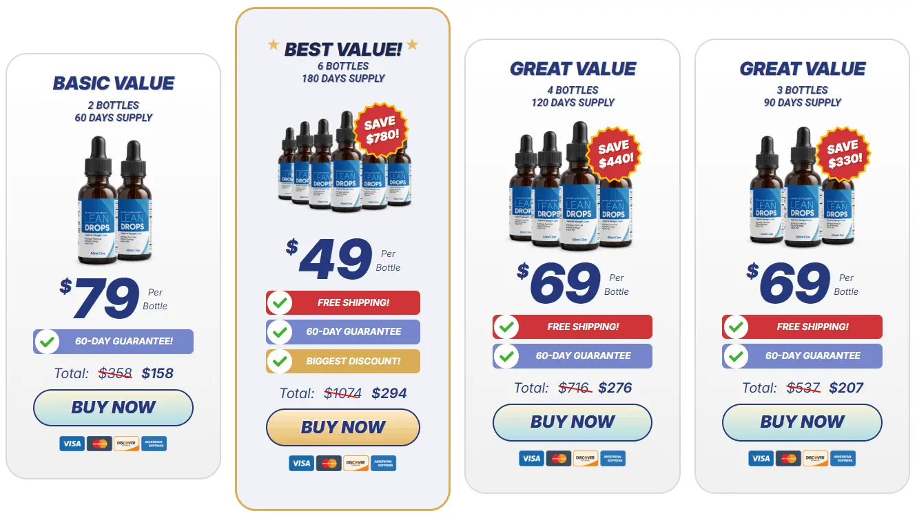 LeanDrops Official Website